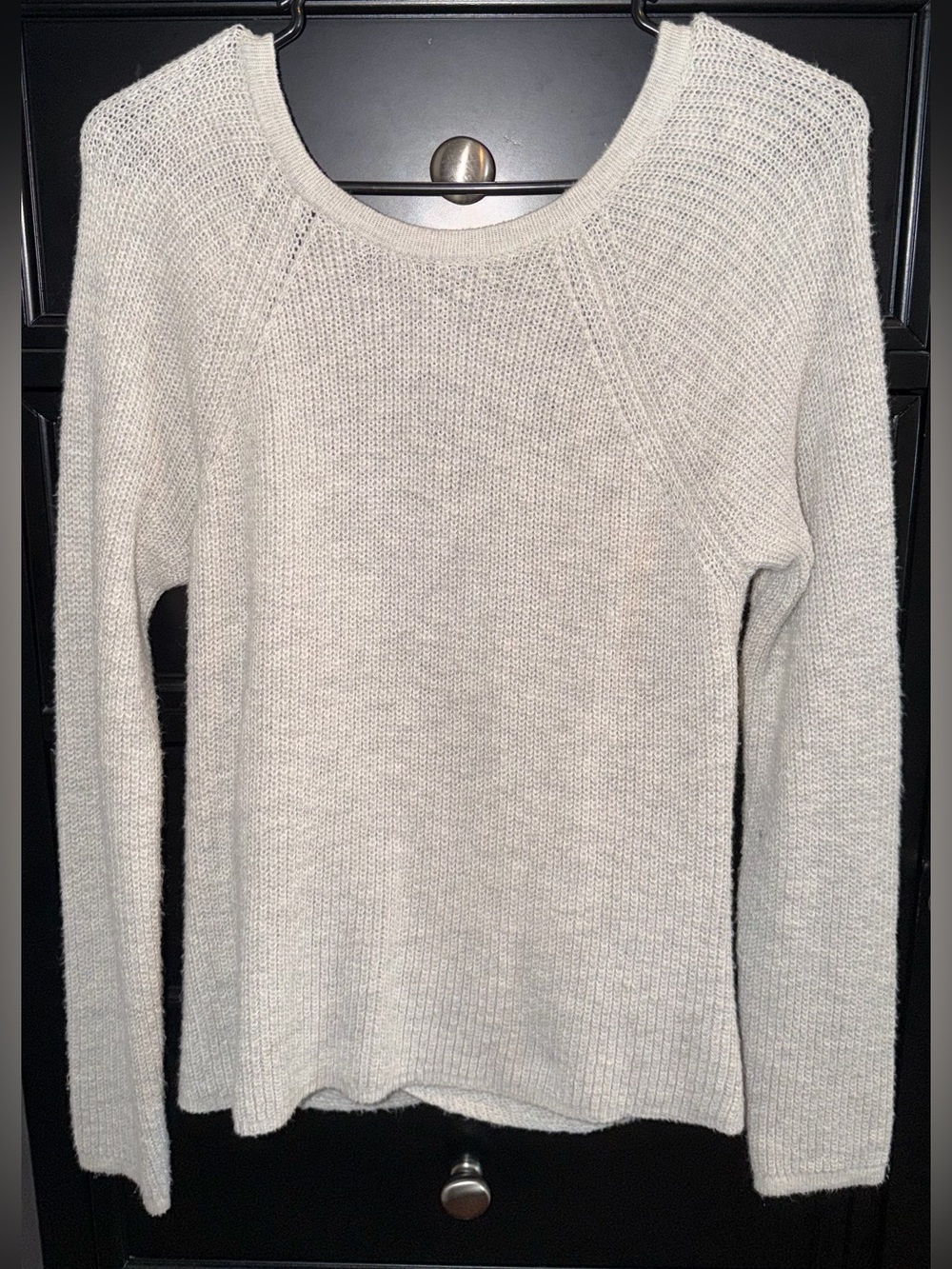 aerie Light Gray Crewneck Sweater